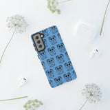 Tough Cases  Featuring BFP Jumping Spider Print on Blue