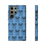 Tough Cases  Featuring BFP Jumping Spider Print on Blue