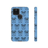 Tough Cases  Featuring BFP Jumping Spider Print on Blue