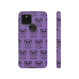 Tough Cases  Featuring BFP Jumping Spider Print on Purple