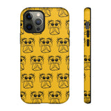 Tough Cases  Featuring BFP Jumping Spider Print on Yellow