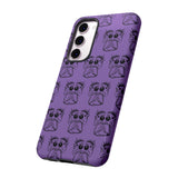 Tough Cases  Featuring BFP Jumping Spider Print on Purple