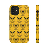 Tough Cases  Featuring BFP Jumping Spider Print on Yellow