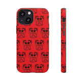 Tough Cases  Featuring BFP Jumping Spider Print on Red