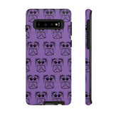 Tough Cases  Featuring BFP Jumping Spider Print on Purple