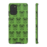 Tough Cases  Featuring BFP Jumping Spider Print on Green