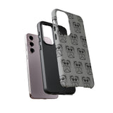 Tough Cases  Featuring BFP Jumping Spider Print on Gray