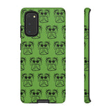 Tough Cases  Featuring BFP Jumping Spider Print on Green