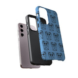 Tough Cases  Featuring BFP Jumping Spider Print on Blue