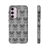 Tough Cases  Featuring BFP Jumping Spider Print on Gray