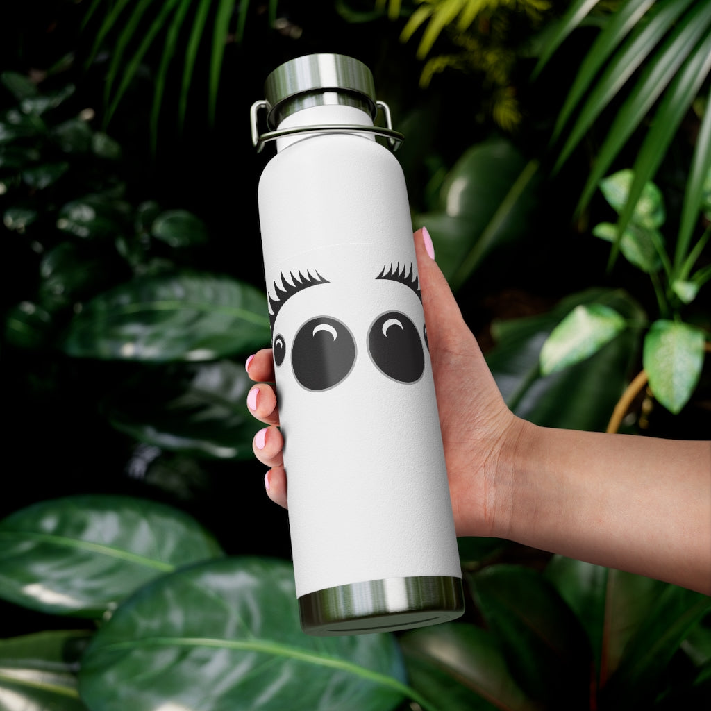 22oz Vacuum Insulated Bottle with "JumpingSpider" Eyes