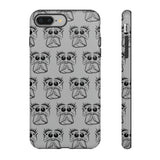 Tough Cases  Featuring BFP Jumping Spider Print on Gray