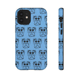 Tough Cases  Featuring BFP Jumping Spider Print on Blue