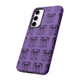 Tough Cases  Featuring BFP Jumping Spider Print on Purple