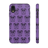 Tough Cases  Featuring BFP Jumping Spider Print on Purple