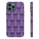 Tough Cases  Featuring BFP Jumping Spider Print on Purple