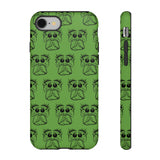 Tough Cases  Featuring BFP Jumping Spider Print on Green