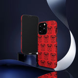 Tough Cases  Featuring BFP Jumping Spider Print on Red