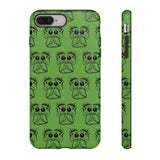 Tough Cases  Featuring BFP Jumping Spider Print on Green