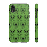 Tough Cases  Featuring BFP Jumping Spider Print on Green