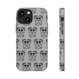 Tough Cases  Featuring BFP Jumping Spider Print on Gray