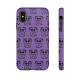 Tough Cases  Featuring BFP Jumping Spider Print on Purple