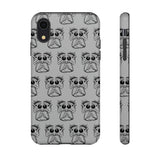 Tough Cases  Featuring BFP Jumping Spider Print on Gray