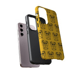 Tough Cases  Featuring BFP Jumping Spider Print on Yellow