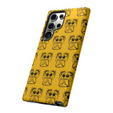 Tough Cases  Featuring BFP Jumping Spider Print on Yellow