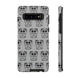 Tough Cases  Featuring BFP Jumping Spider Print on Gray