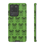 Tough Cases  Featuring BFP Jumping Spider Print on Green