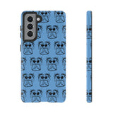 Tough Cases  Featuring BFP Jumping Spider Print on Blue