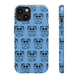 Tough Cases  Featuring BFP Jumping Spider Print on Blue