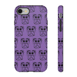 Tough Cases  Featuring BFP Jumping Spider Print on Purple