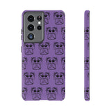 Tough Cases  Featuring BFP Jumping Spider Print on Purple