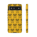 Tough Cases  Featuring BFP Jumping Spider Print on Yellow