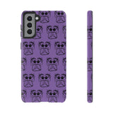 Tough Cases  Featuring BFP Jumping Spider Print on Purple