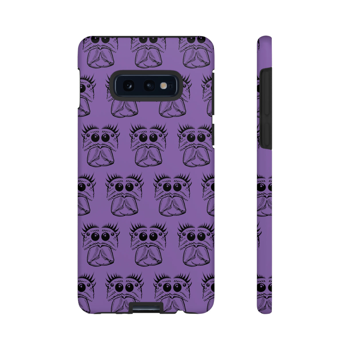 Tough Cases  Featuring BFP Jumping Spider Print on Purple