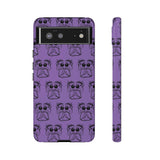 Tough Cases  Featuring BFP Jumping Spider Print on Purple