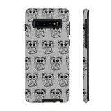 Tough Cases  Featuring BFP Jumping Spider Print on Gray