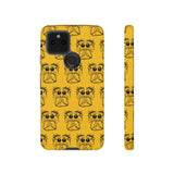 Tough Cases  Featuring BFP Jumping Spider Print on Yellow