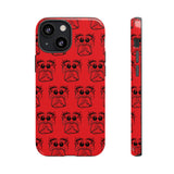 Tough Cases  Featuring BFP Jumping Spider Print on Red