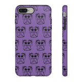 Tough Cases  Featuring BFP Jumping Spider Print on Purple